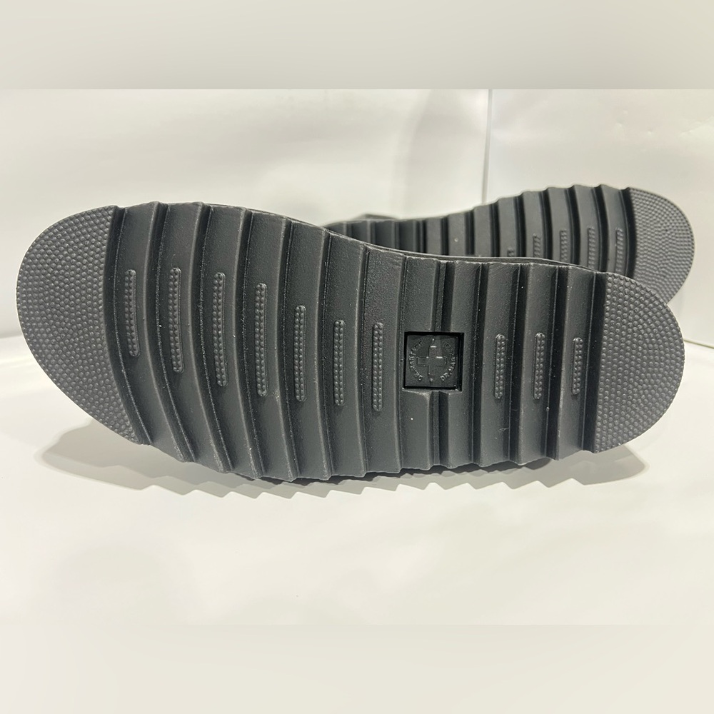 Dr. Martens Black Blaire Hardware Athena Leather Strap Sandals - Picture 9 of 10